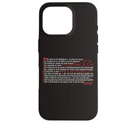 Psalm 23 Bible Christian Gothic Calligraphy Decorative Case for iPhone 16 Pro