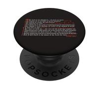 Psalm 23 Bible Christian Gothic Calligraphy Decorative PopSockets Adhesive PopGrip