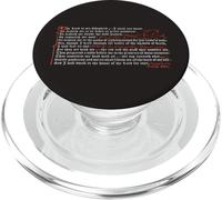 Psalm 23 Bible Christian Gothic Calligraphy Decorative PopSockets PopGrip for MagSafe