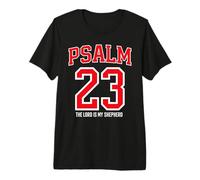 Psalm 23 Christian Bible Scripture Faith Religious Gift Premium T-Shirt