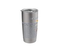 Psalm 23 Christian Bible Scripture - The Lord is My Shepherd Stainless Steel Insulated Tumbler