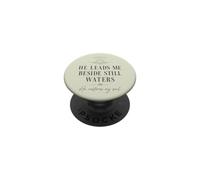 Psalm 23 Christian Bible Verse Faith Scripture Still Waters PopSockets Adhesive PopGrip