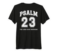Psalm 23 Christian Varsity The Lord is My Shepherd Verse Premium T-Shirt