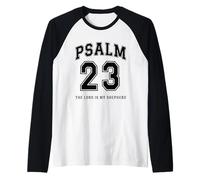 Psalm 23 Christian Varsity The Lord is My Shepherd Verse Raglan Baseball Tee