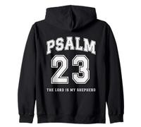 Psalm 23 Christian Varsity The Lord Is My Shepherd Verse Zip Hoodie