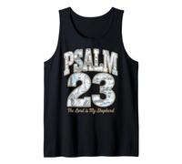 Psalm 23 - The Lord is My Shepherd, Christian Tank Top