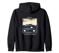 Psalm 23 The Lord Is My Shepherd Christian Verse Zip Hoodie