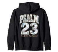 Psalm 23 - The Lord is My Shepherd, Christian Zip Hoodie