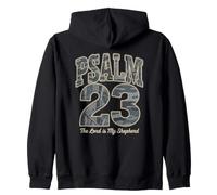 Psalm 23 - The Lord is My Shepherd, Christian Zip Hoodie