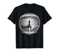 Psalm 27:1 My Light My Salvation Lighthouse Christian Faith T-Shirt