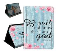Psalm 46-10 Be Still Case for iPad Pro 13 Inch 2024/2025/2026,PU Leather Stand Smart Protective Cover with Auto Wake/Sleep,Multi-Angle Viewing Case