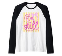 Psalm 46:10 Scripture Faith Christian Bow Raglan Baseball Tee
