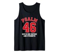 Psalm 46 | God is Our Refuge & Strength | Bible Verse Faith Tank Top
