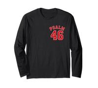 Psalm 46 | God is Our Refuge & Strength (Front & Back) Long Sleeve T-Shirt