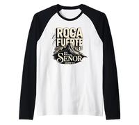 Psalm 62:7 - Roca Fuerte ES El Señor | Spanish Bible Verse Raglan Baseball Tee