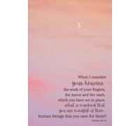 Psalm 8 Prayer Journal: Christian lined notebook for prayers, notes, and Bible reading