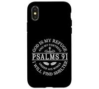 Psalm 91 - God Is My Refuge Case for iPhone X/XS