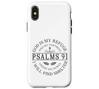 Psalm 91 - God Is My Refuge Case for iPhone X/XS