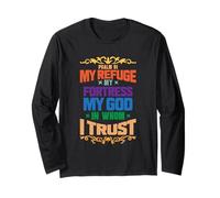 Psalm 91 My Refuge My Fortress Long Sleeve T-Shirt