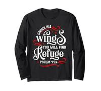 Psalm 91 My Refuge My Fortress Long Sleeve T-Shirt