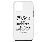 Psalm The Lord Is My Shepherd Faith Scripture Bible Verse Case for iPhone 12 mini