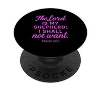 Psalm The Lord Is My Shepherd Faith Scripture Bible Verse PopSockets Adhesive PopGrip