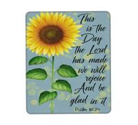Psalm This is The Day The Lord Has Made Bible Verse Mouse Pad Gaming Mouse Mat Non-Slip Rubber Funny Mousepad for Computer Laptop Gamer 7.9x9.4 inch