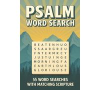 Psalm Word Search for Women: Uplifting Bible Puzzles with 55 Psalms and Verses: Faith-Based Word Search Book for Women | Large Print Scripture Puzzles to Encourage and Inspire