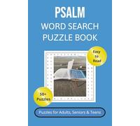 Psalm Word Search Puzzle Book: Easy to Read Print about Psalms, Faith, Christianity and More | 6x9 inches, 110 pages | 50+ Puzzles... Ideal Gift for Vacations, Holidays and Leisure Time