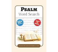 Psalm Word Search Puzzle Book: Word Searches with Easy-to-Read Print about Psalms, Worship, Prayer, and More | 6 x 9 Inches, 110 Pages | 50+ Puzzles... Gift for Vacations, Holidays, and Free Time