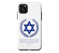 Psalms 122:6-9 Elegant Star of David Israel Bible Verse Case for iPhone 11 Pro Max
