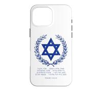 Psalms 122:6-9 Star of David Israel Bible Verse Hebrew Case for iPhone 16 Pro Max