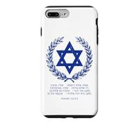 Psalms 122:6-9 Star of David Israel Bible Verse Hebrew Case for iPhone 7 Plus/8 Plus