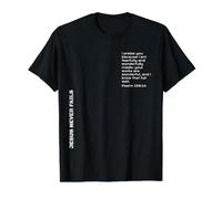 Psalms 139:14, Wonderfully Made, You are Enough, Christian Value Graphic T-Shirt, Men, Black, XL