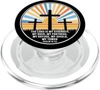 Psalms 18 1:2 18 1:2 God Jesus Religious Quote Christian PopSockets PopGrip for MagSafe