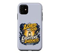 Psalms 18 29 Lord God Lightens My Darkness Catholic Bible Case for iPhone 11