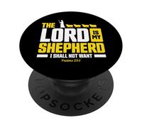 Psalms 23:1 The Lord Is My Shepherd Christian Wear PopSockets Adhesive PopGrip