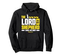 Psalms 23:1 The Lord Is My Shepherd Christian Wear Pullover Hoodie