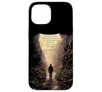 Psalms 23:4 Though I Walk Through The Valley Christian Bible Case for iPhone 15