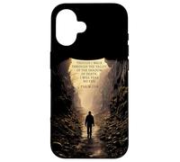 Psalms 23:4 Though I Walk Through The Valley Christian Bible Case for iPhone 16