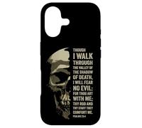 Psalms 23:4 Though I Walk Through The Valley Christian Bible Case for iPhone 17