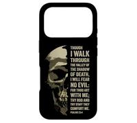 Psalms 23:4 Though I Walk Through The Valley Christian Bible Case for iPhone 17 Pro