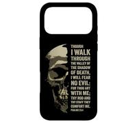 Psalms 23:4 Though I Walk Through The Valley Christian Bible Case for iPhone 17 Pro Max