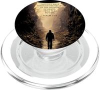 Psalms 23:4 Though I Walk Through The Valley Christian Bible PopSockets PopGrip for MagSafe