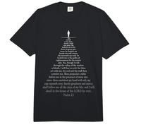 Psalms 23 Though I Walk Through The Valley Christian Bible Comfort Colors Adult Heavyweight T-Shirt
