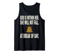 Psalms 46 5 God is Within Her Inspirational Women Shirt Tank Top
