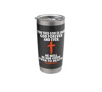 Psalms 48:14 Bible Verses Scripture Stainless Steel Insulated Tumbler