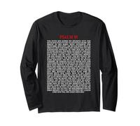 Psalms 91 Bible Verse Protection Safety Blessing (GERMAN) Long Sleeve T-Shirt