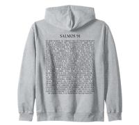 Psalms 91 Bible Verse Protection Safety Blessing (SPANISH) Zip Hoodie