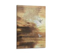 Psalms 91 Scripture Quote (2) Art Canvas Poster Bedroom Living Room Decoration Painting Frame-style 24x36inch(60x90cm)